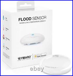 Wireless Water Leak Detection System Compatible with Apple HomeKit Technologies