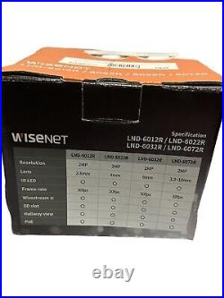 Wisenet LND-6022R Wired 2MB 1R Indoor Dome Security Camera