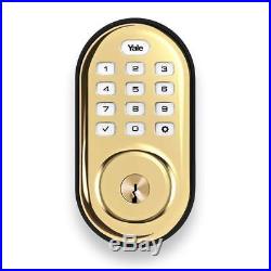 Yale Security YRD216NR605 Keypad Deadbolt, Polished Brass